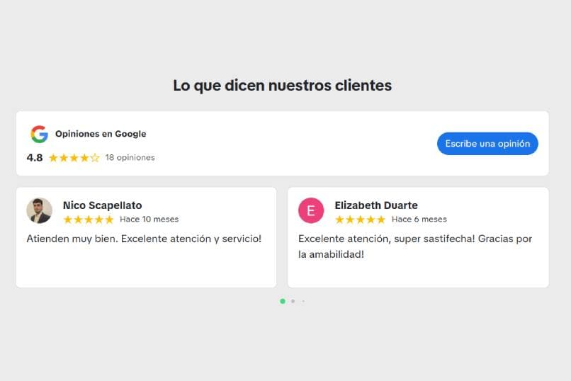 Opiniones de Google