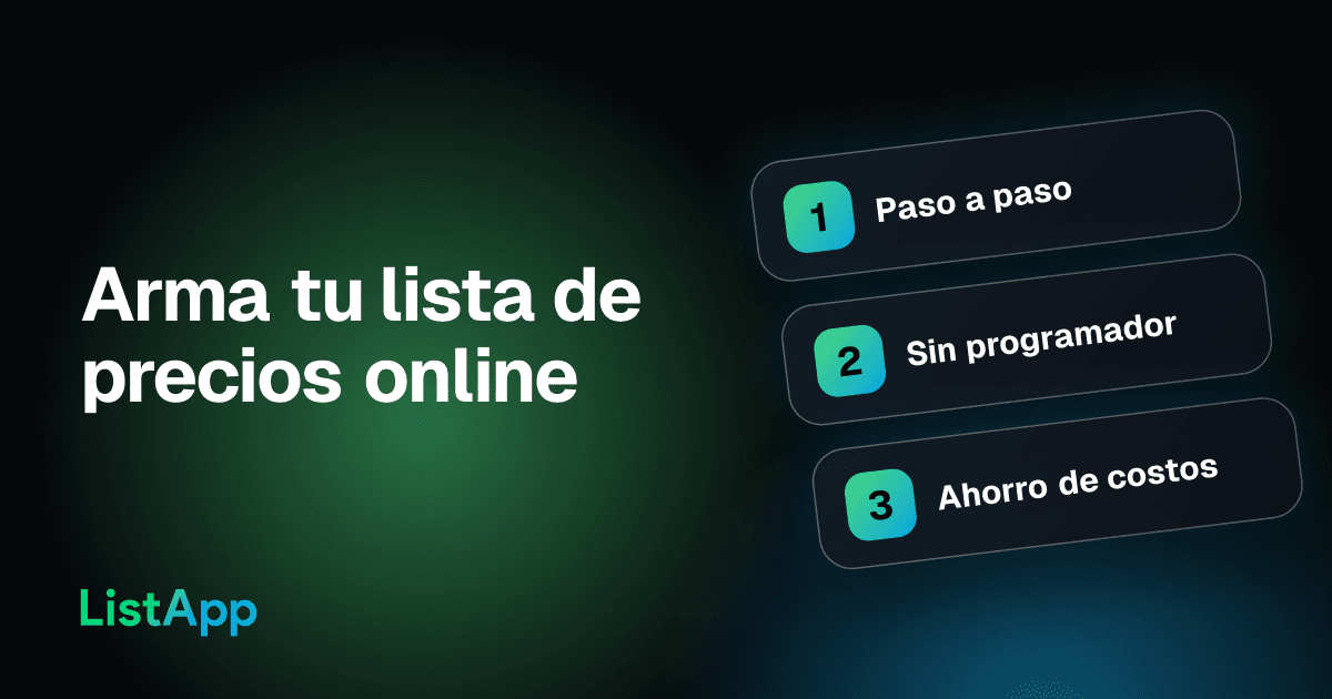Cómo armar una lista de precios online para vender celulares paso a paso